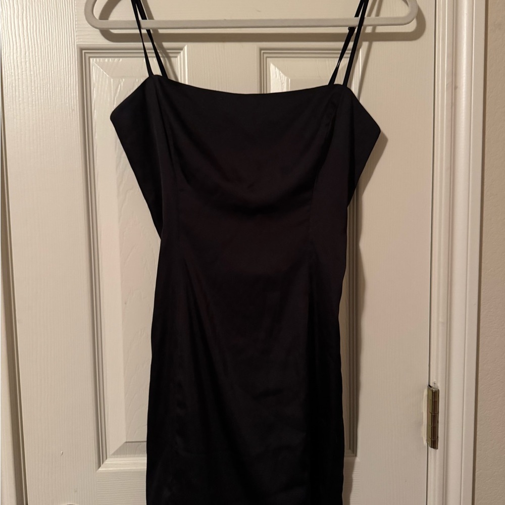 Aritzia Black Midi Dress